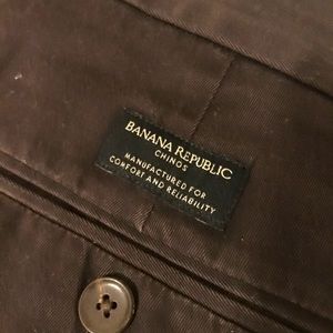 Banana Republic Chinos 31/32 Brown Skinny